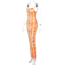 Load image into Gallery viewer, TrendySi Orange Dress