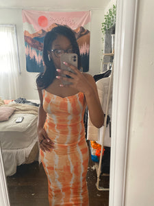 TrendySi Orange Dress