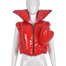 Load image into Gallery viewer, TrendySi Red Puffer Jacket